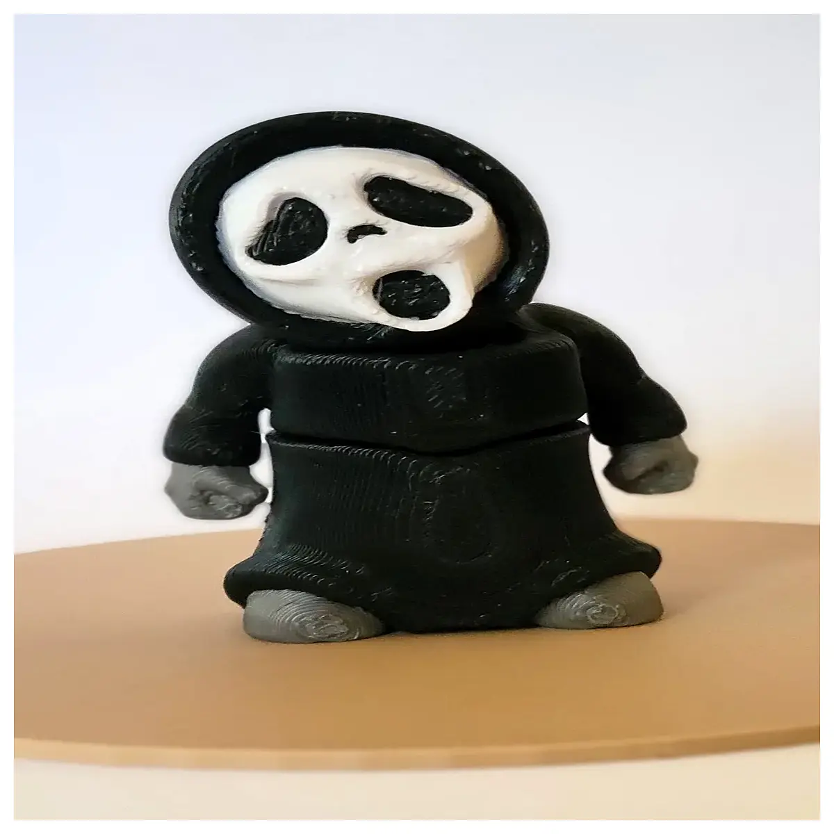 articulated horror scream face printable resin parts spooky decoration