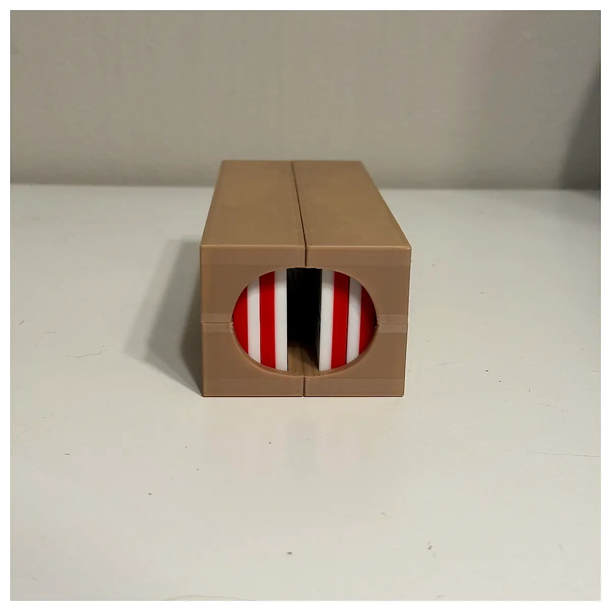 magnetic domino tray box organizer for cards tiles storage holder