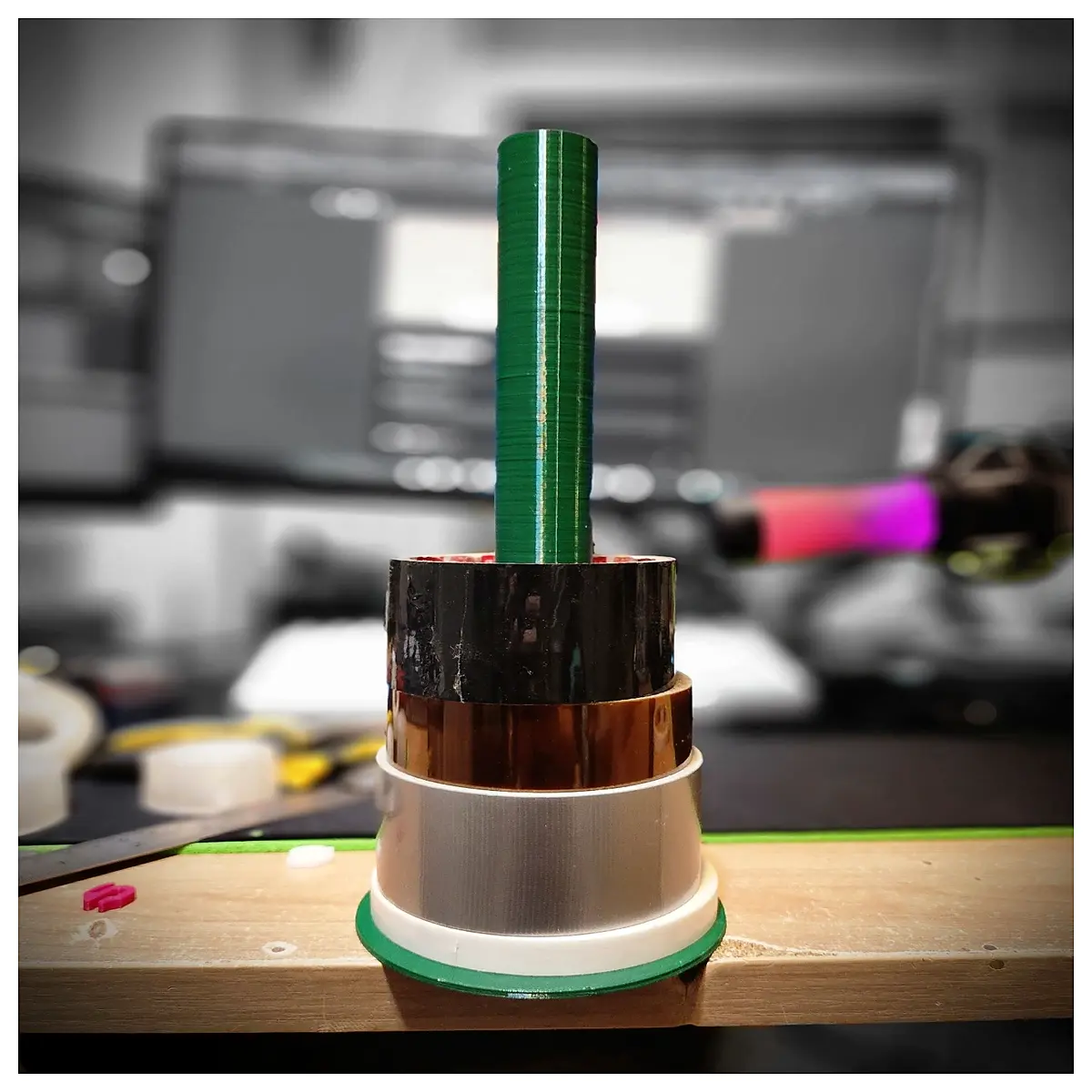 duty tape dispenser holder for packing boxes duct tape rolls storage rack