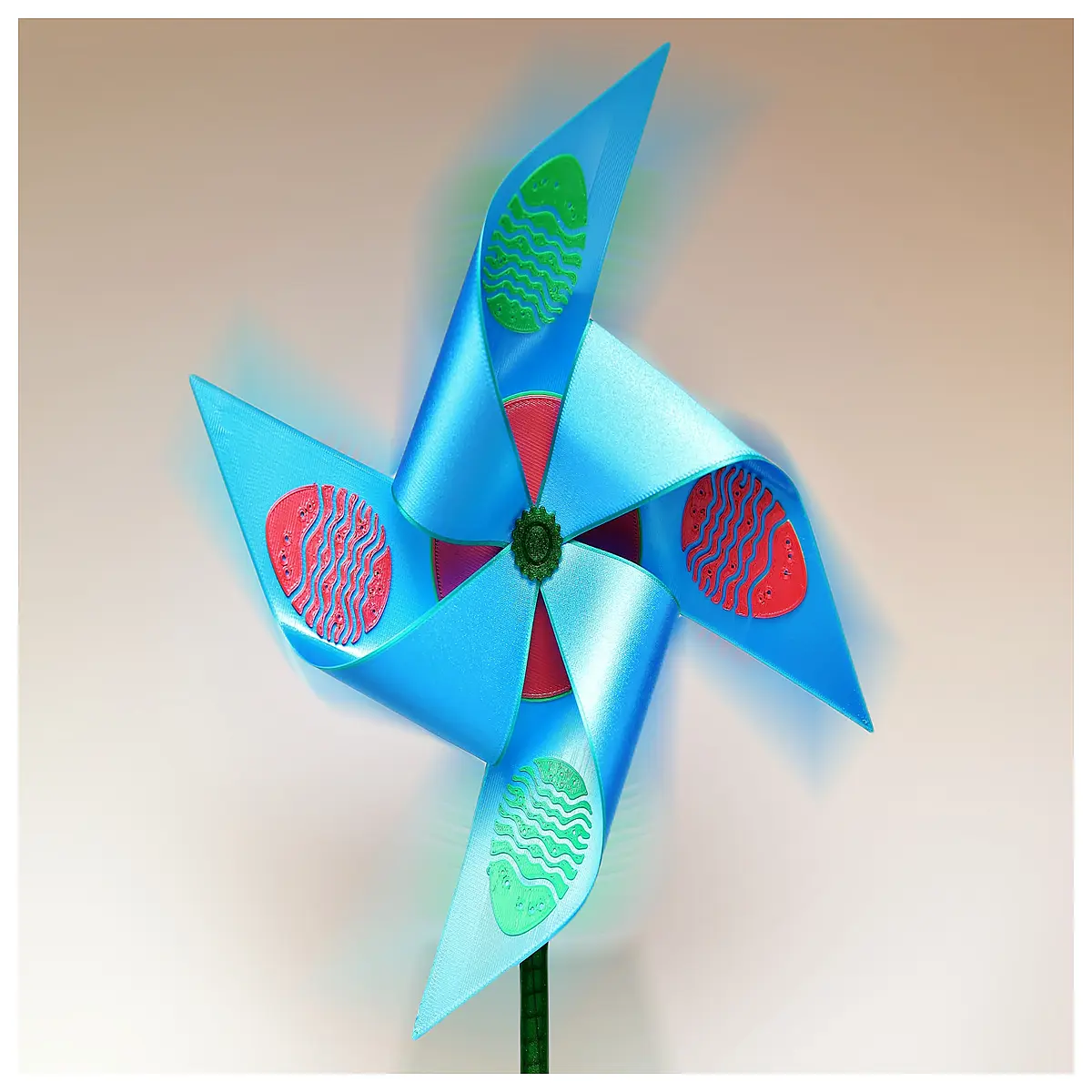 garden spinning windmill decor outdoor yard lawn stake metal solar whimsical fairy garden accessories