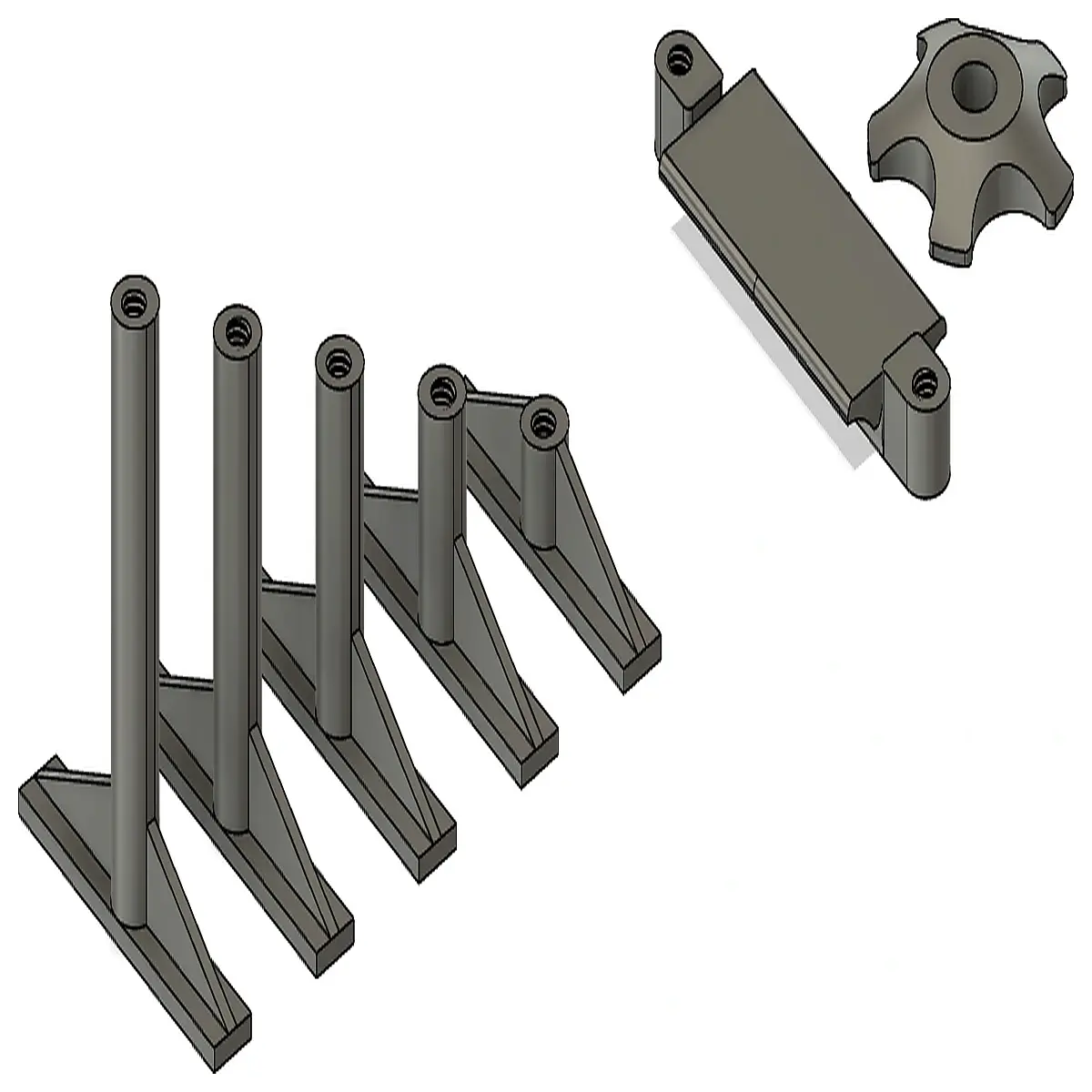 n scale train ramp support railroad layout accessories