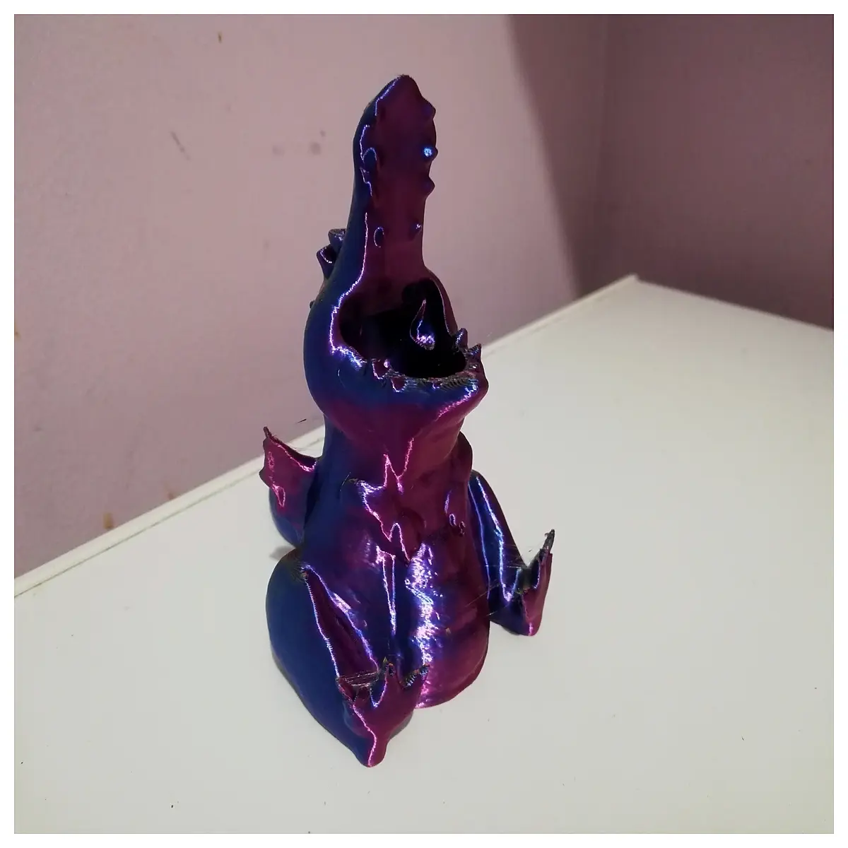 dragon pen holder desk organizer office supplies metal dragon statue for writing utensils storage