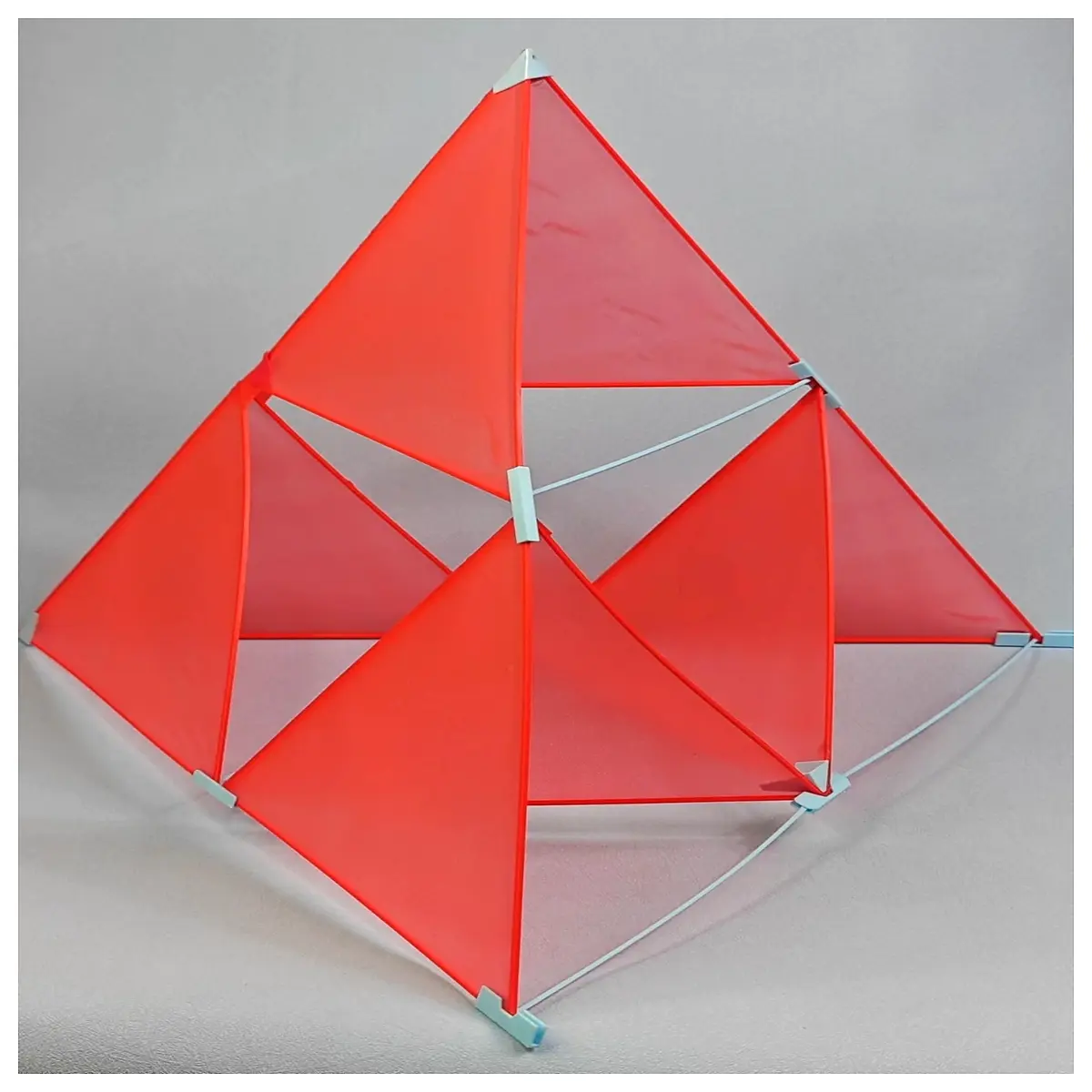 large tetrahedral stunt kite for adults high wind outdoor flying sports durable frame design