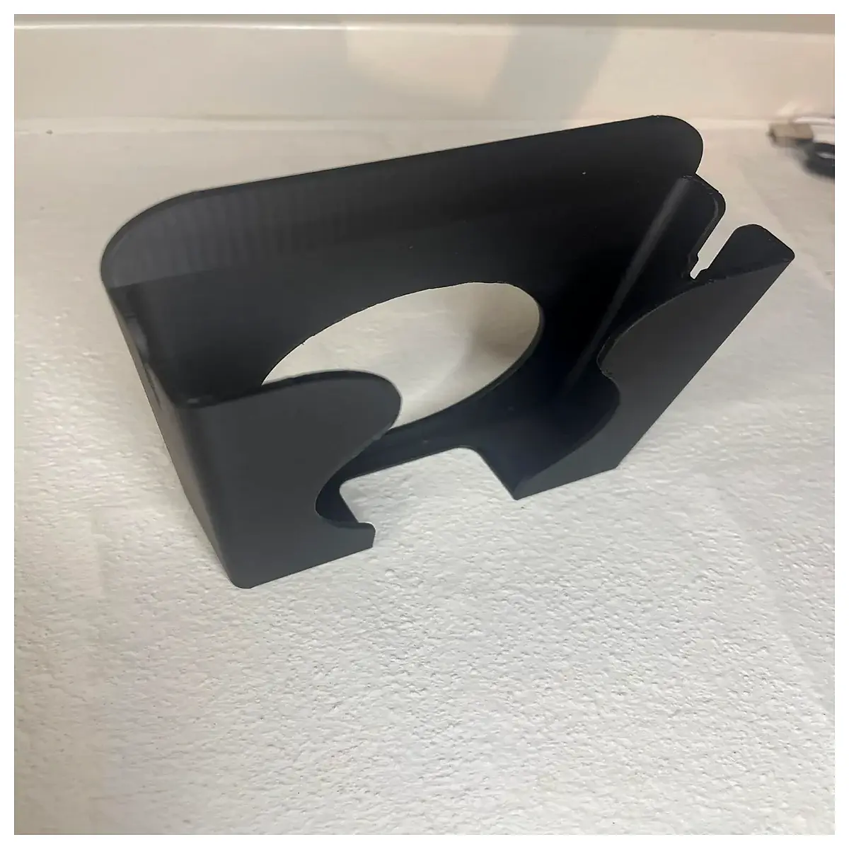 wall mounted phone holder for kitchen bedroom handsfree video calls charging station