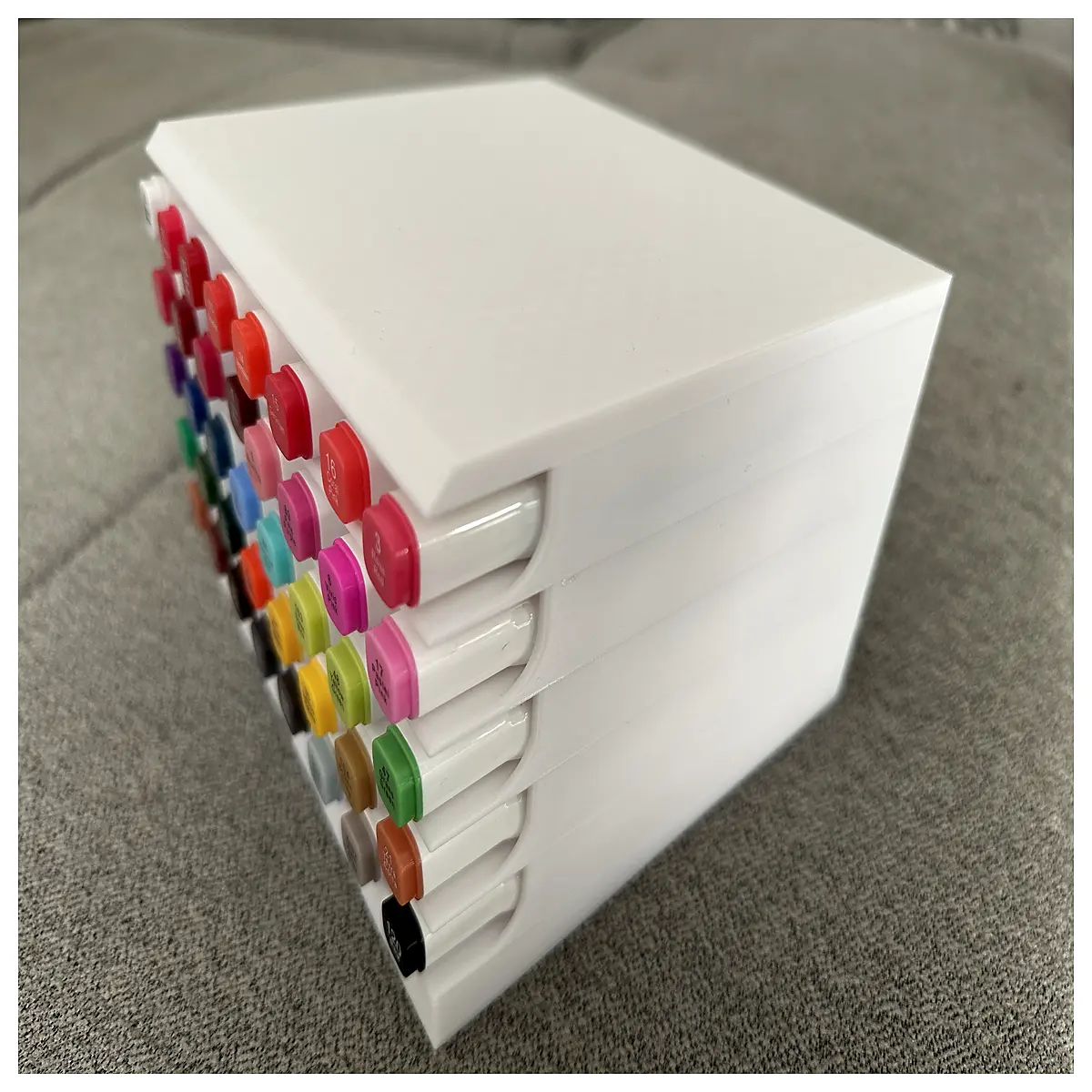 felt pen organizer desk caddy holder for markers stationery storage