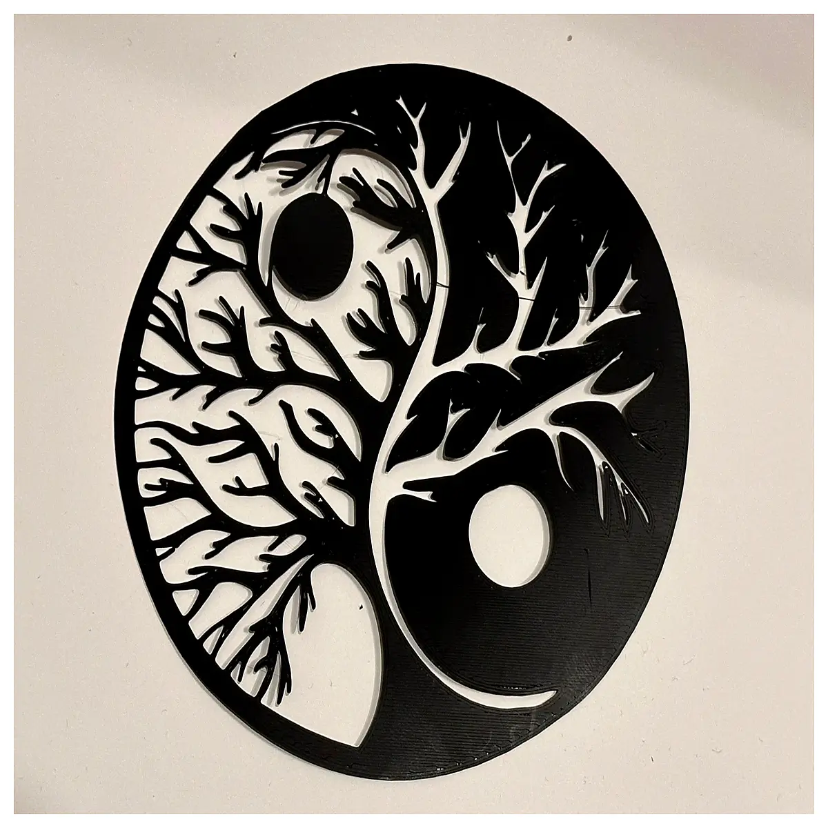 yin yang wall art canvas print zen balance home decor minimalist black white abstract poster for living room bedroom