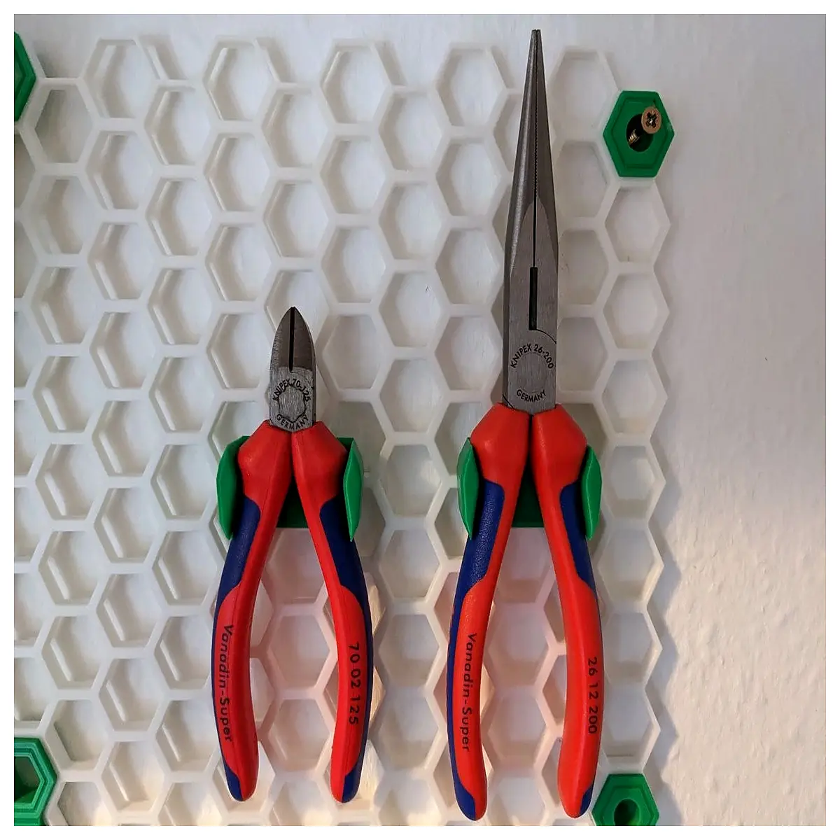 knipex pliers holder rack for 34mm wrenches magnetic wall mount tool organizer workshop storage