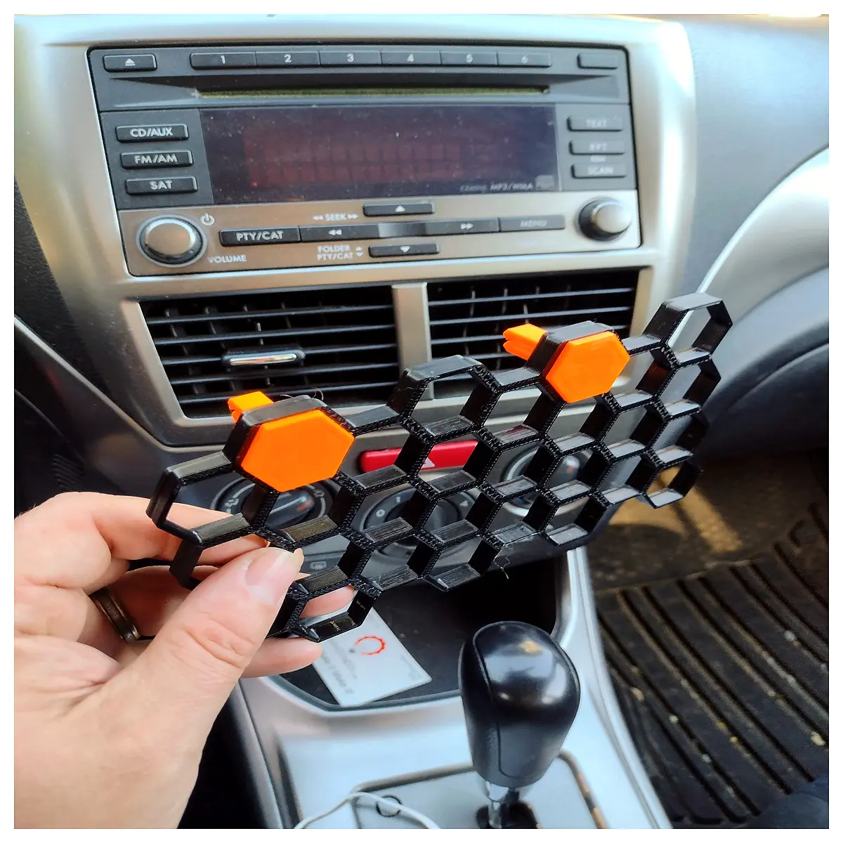cellular to car vent adapter mount holder for phone gps navigation dashboard air outlet clip