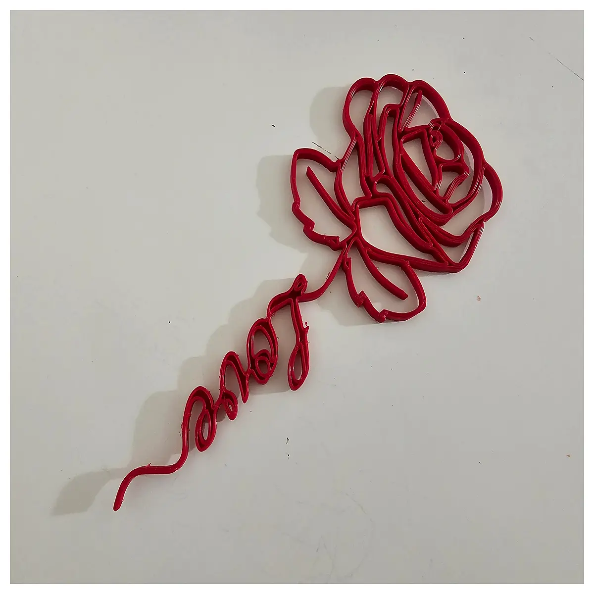 red rose string art diy love wall decor romantic girlfriend wife anniversary valentines day home decoration craft supplies