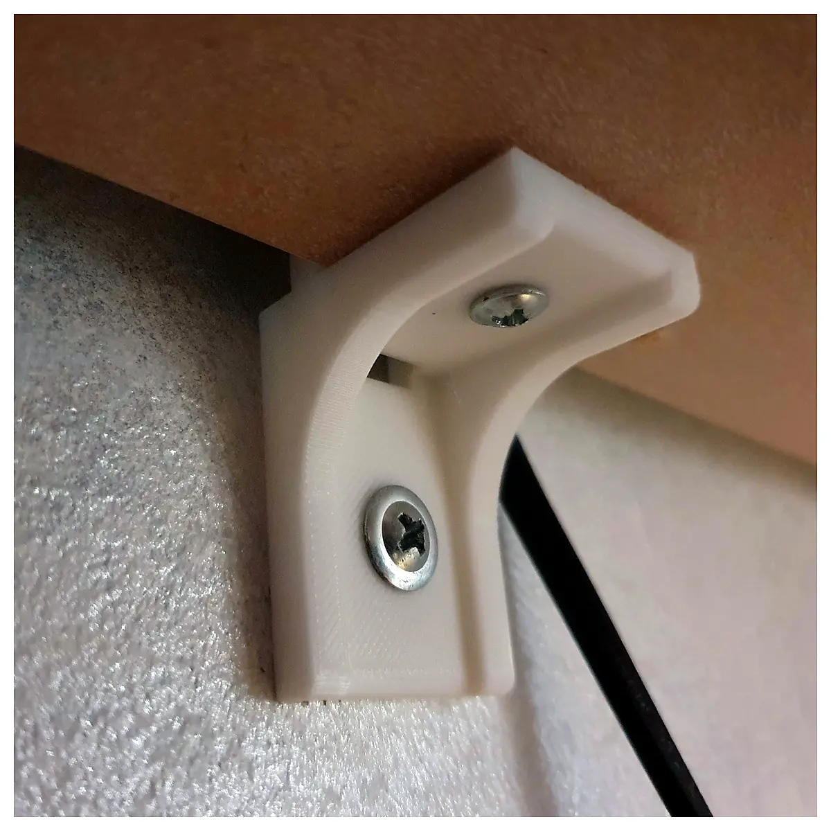 wall mounted desk bracket duty floating shelf support hardware for computer table corner mount