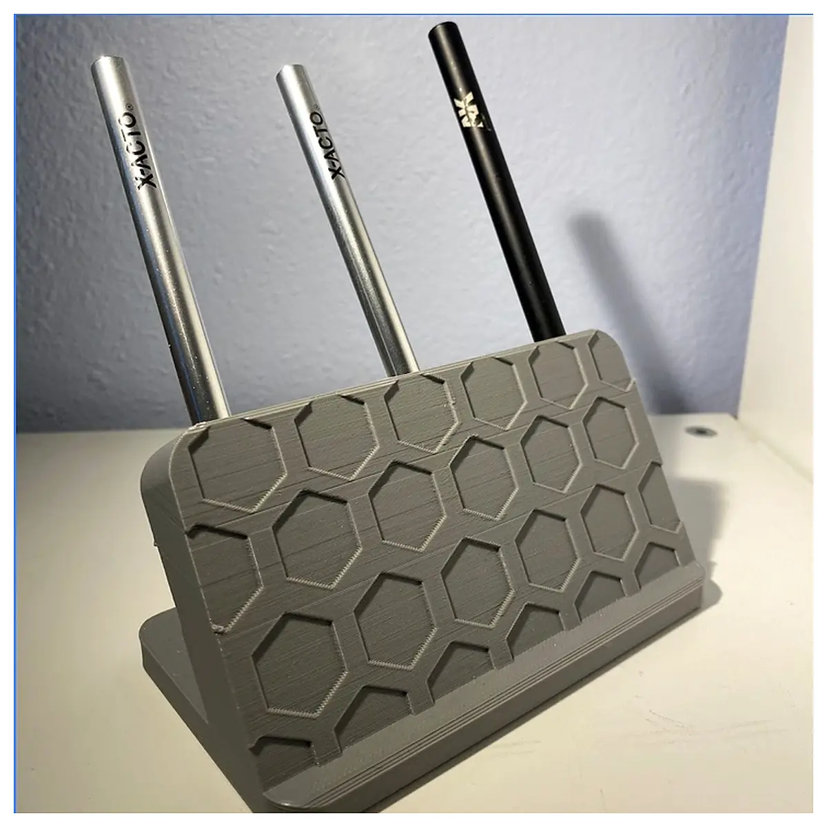 metal wall mounted craft holder organizer for x acto blades and hobby tools