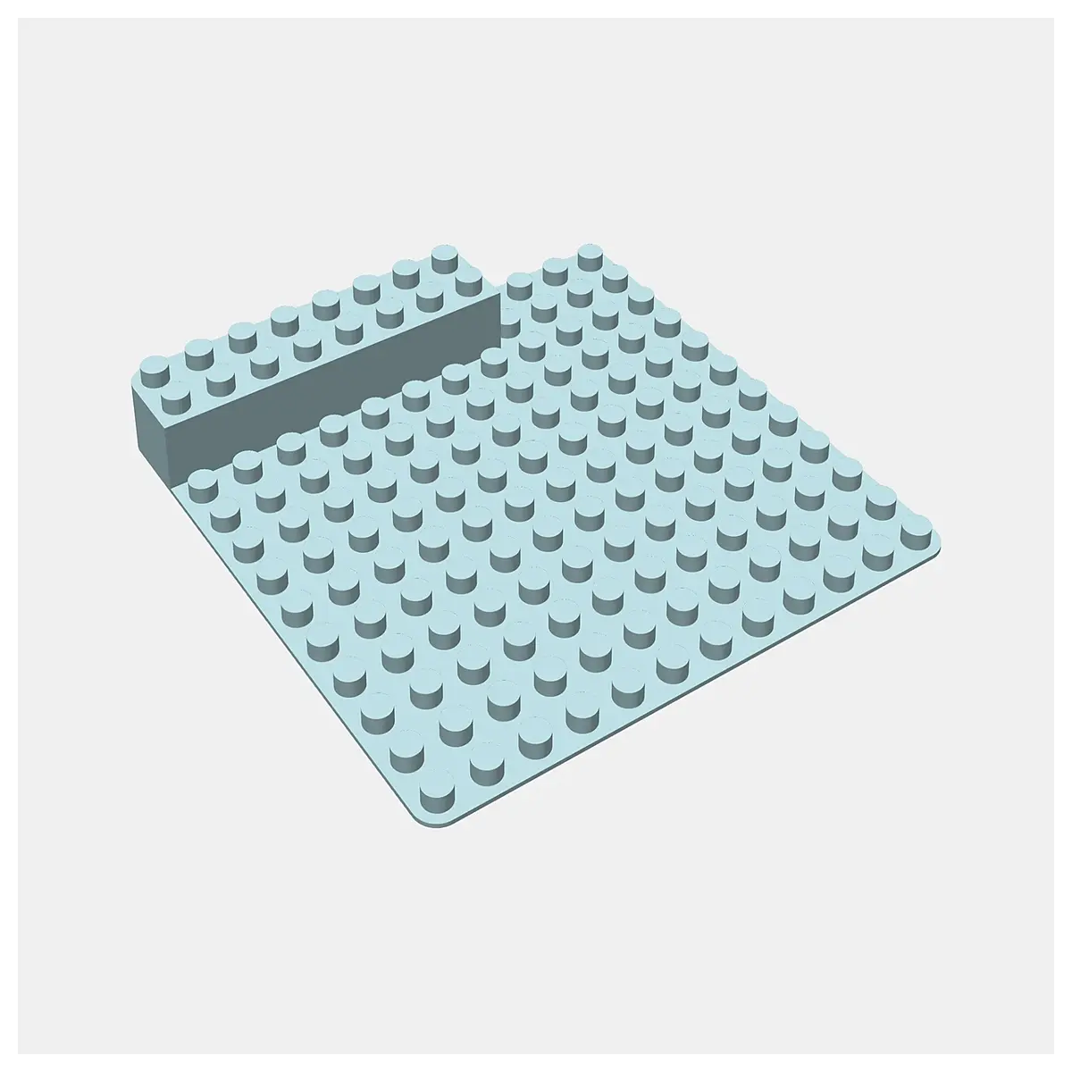 large baseplate for duplo bricks 12x12 green building foundation compatible