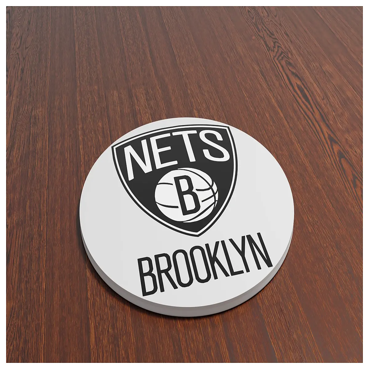 brooklyn coasters set basketball gifts for home decor durable drink mats with team