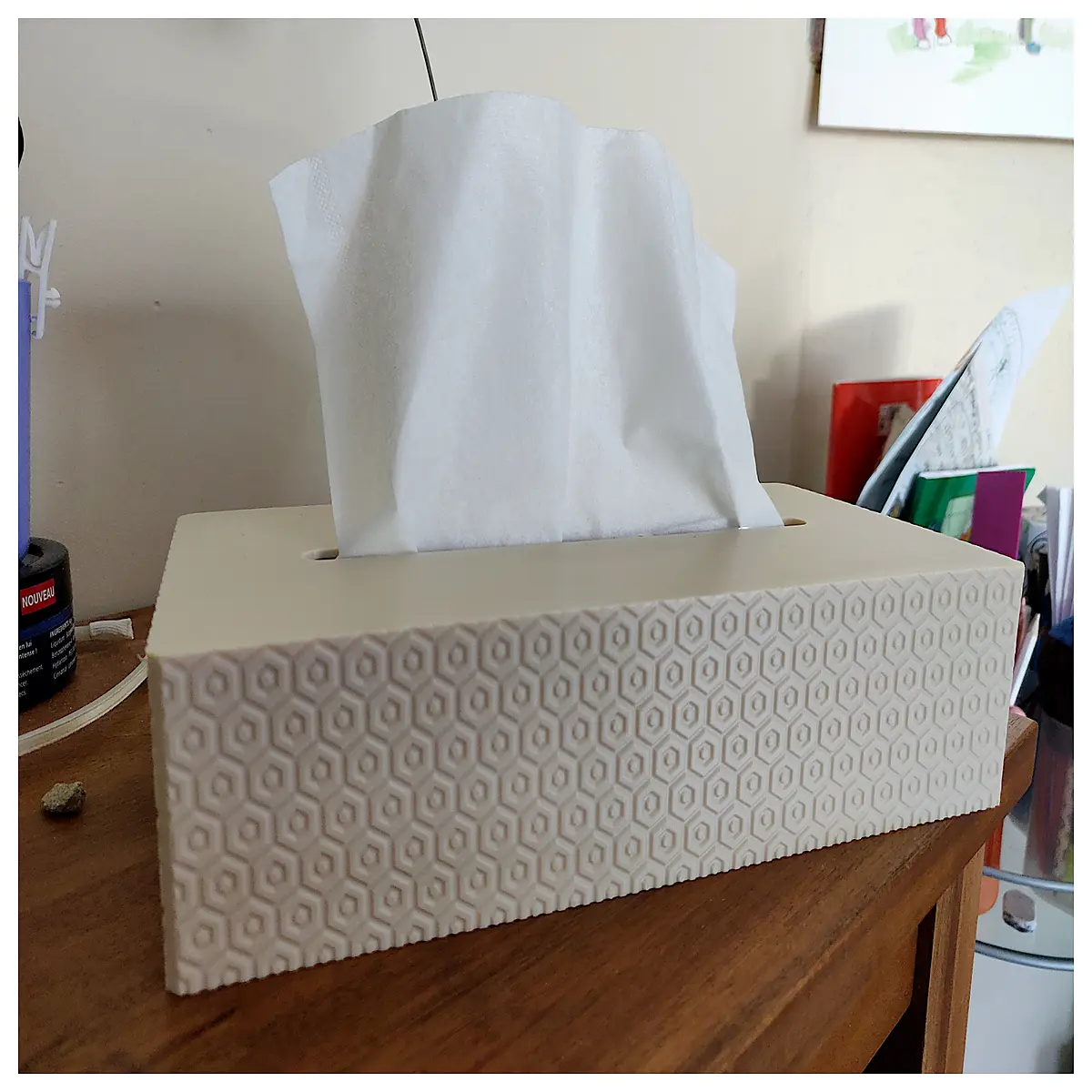minimalist textured tissue box cover for living room sofa modern home decor accessories