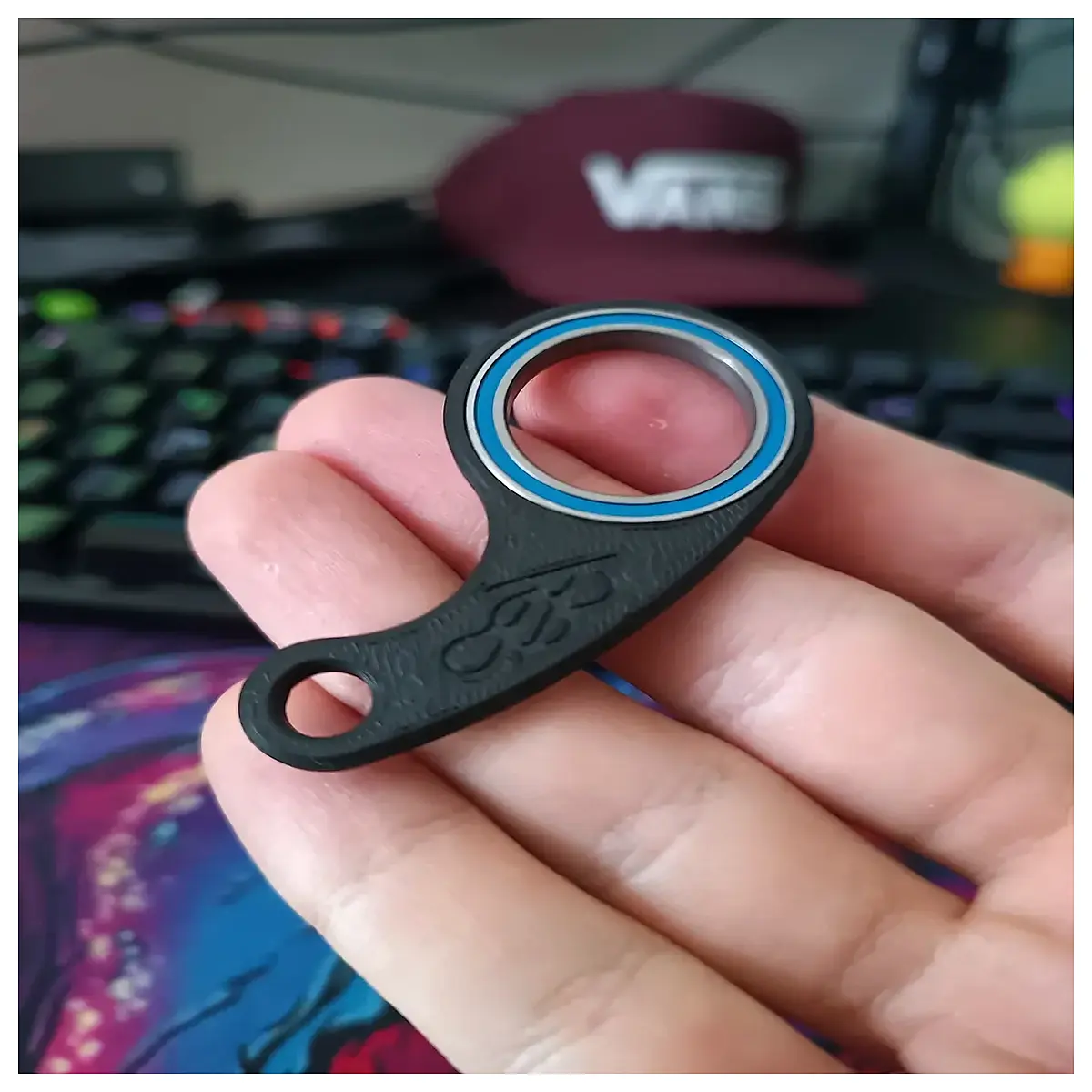 karambit keychain tactical edc gear metal self defense tool mini ring for men