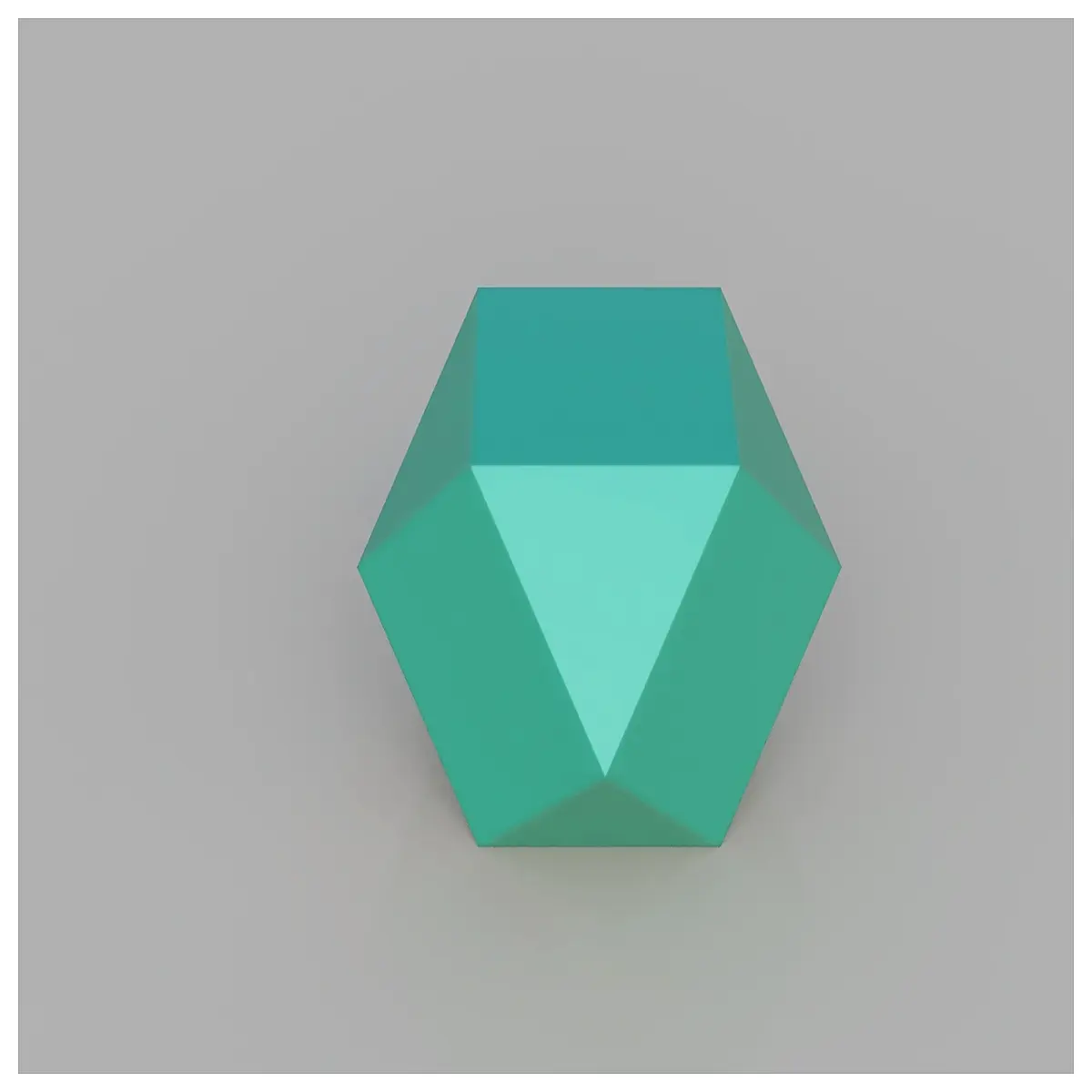 low poly sphere cube octahedron geometric art decor print abstract modern sculpture