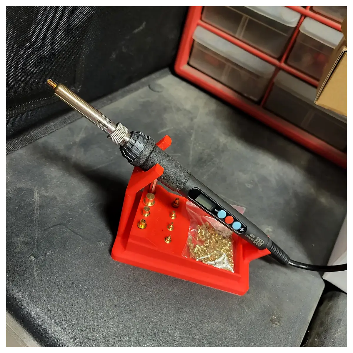 hot melt sleeve welding iron holder for heat tool organizer