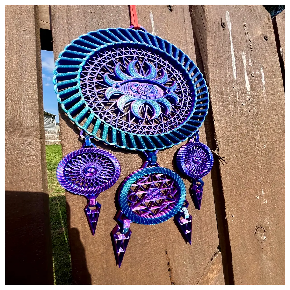 mystical eye geometric dreamcatcher wall art tapestry boho decor bedroom hanging textile spiritual protection amulet
