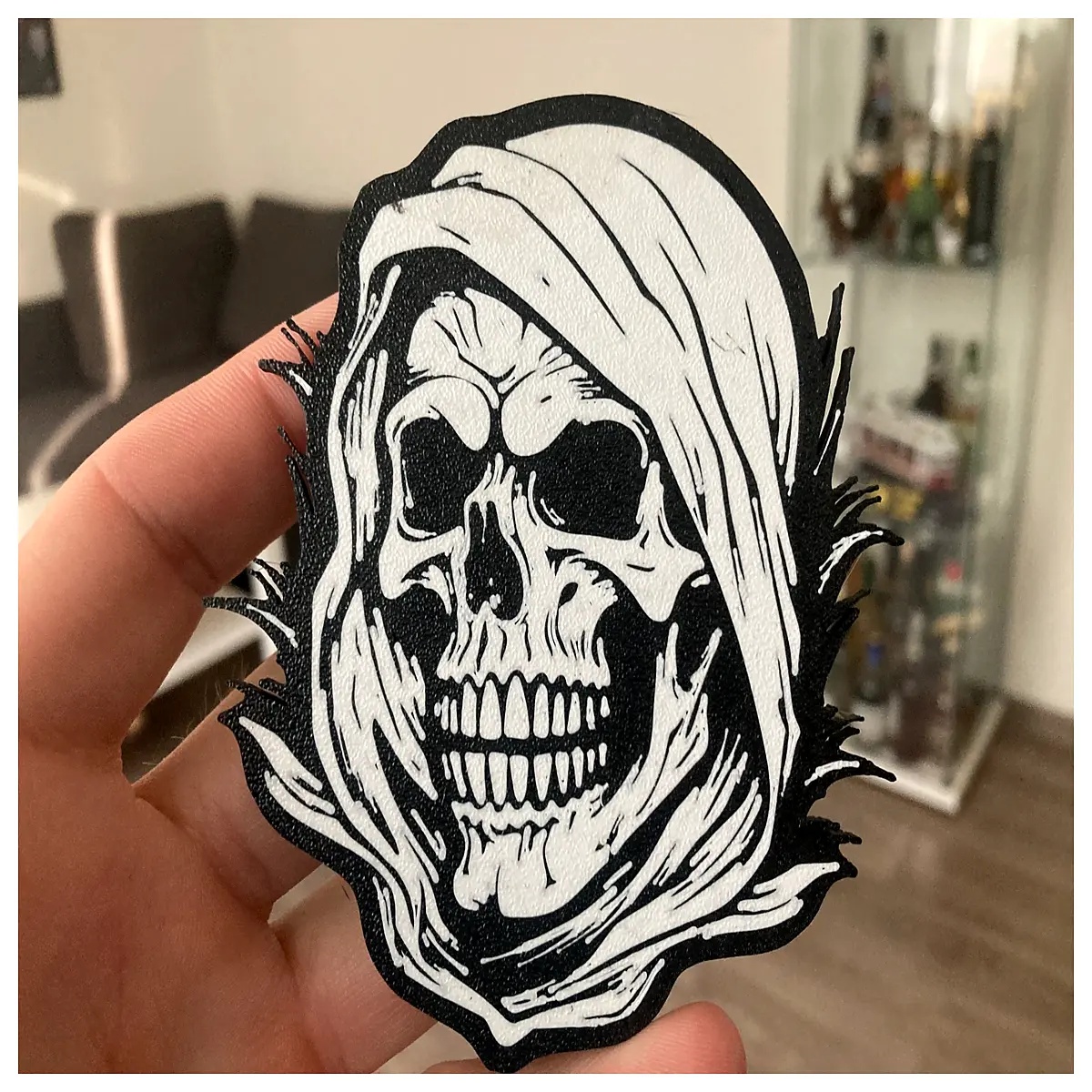 gothic skull headscarf biker bandana punk rock alternative fashion accessory