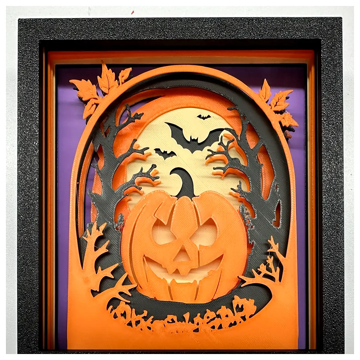 halloween shadow box diy haunted house scene spooky decor gift