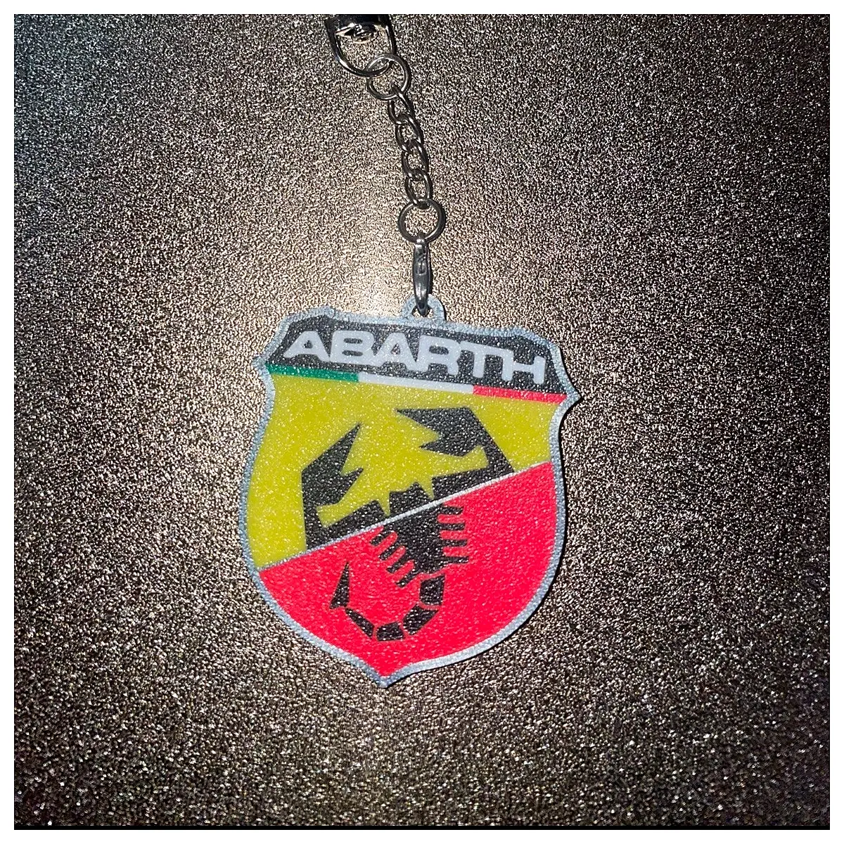 abate keychain for men metal key holder ring car key fob organizer durable brass keyring gift