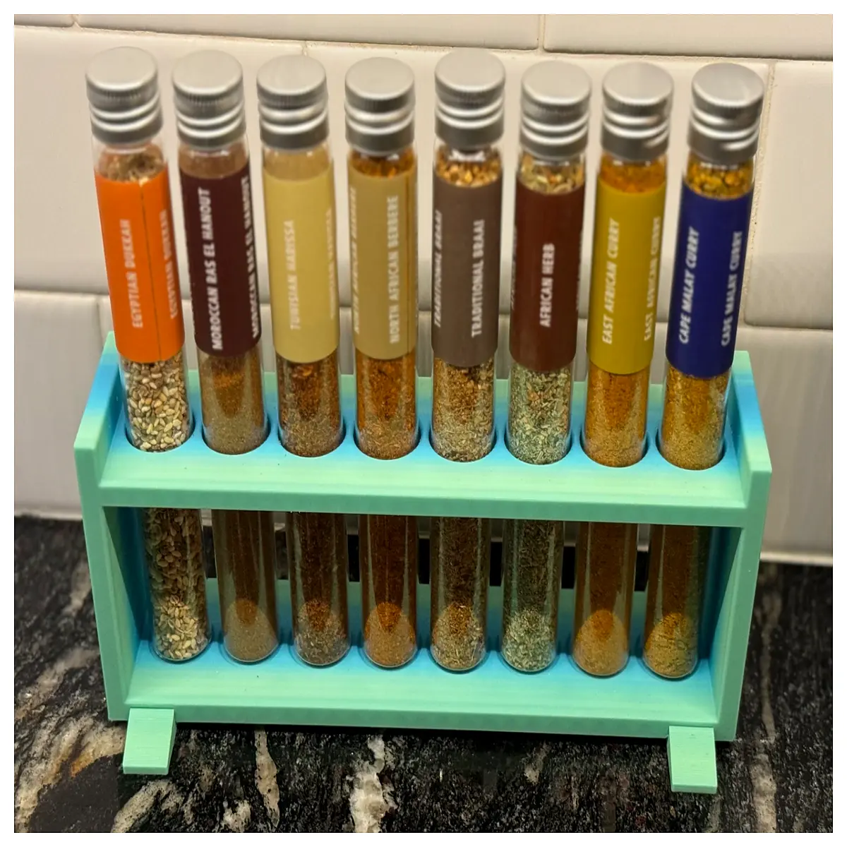 fragrance sample rack organizer for perfume bottles testing vials storage