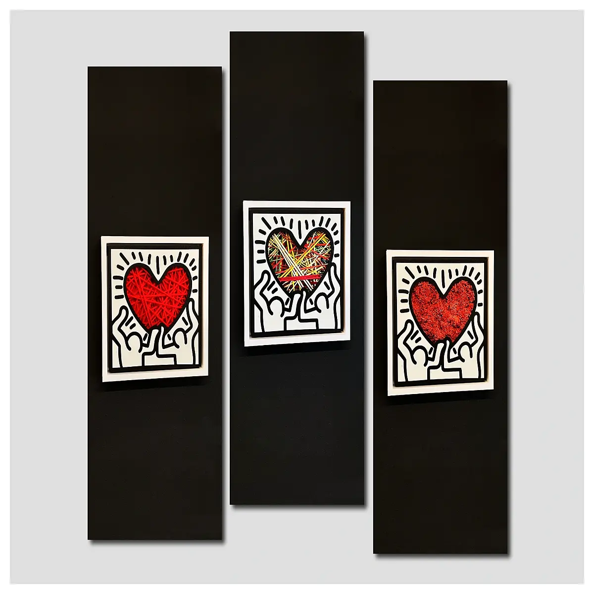 keith haring art print canvas wall decor graffiti style poster for living room bedroom modern abstract home decoration