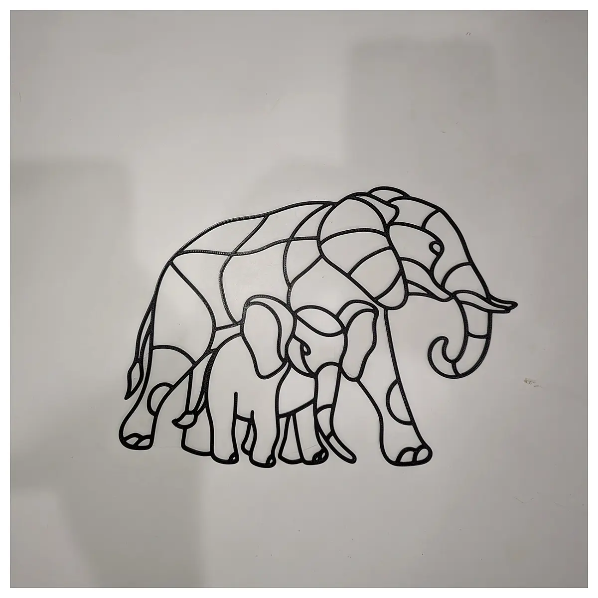 nursery wall art elephant mom and baby print kids bedroom decor jungle theme nursery decorations animal family canvas for child room