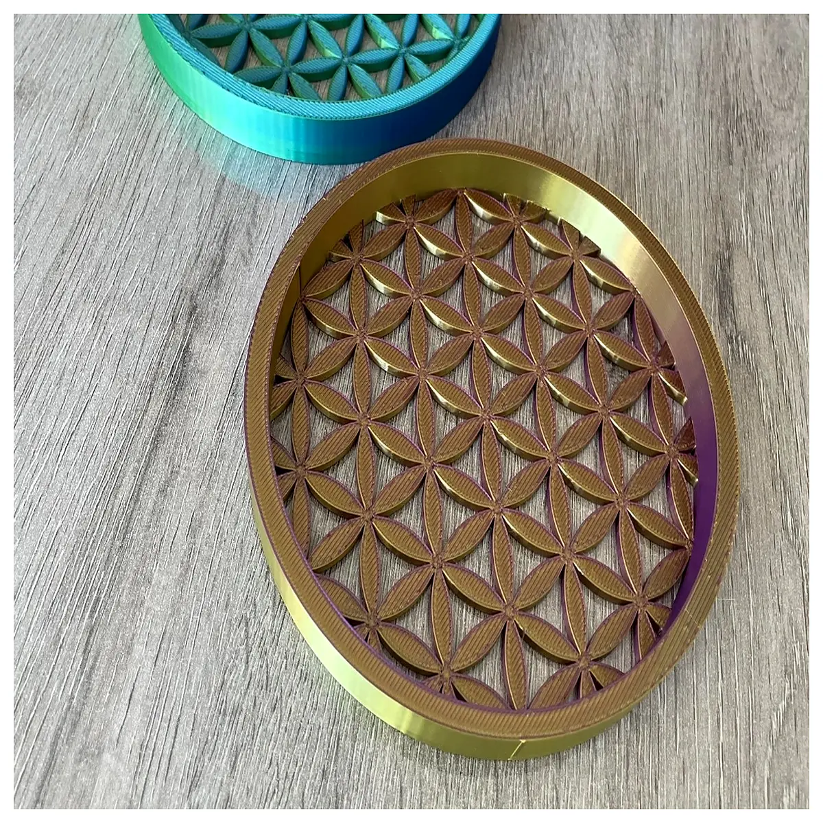 flower of life geometric planter ceramic succulent pot modern minimalist home decor