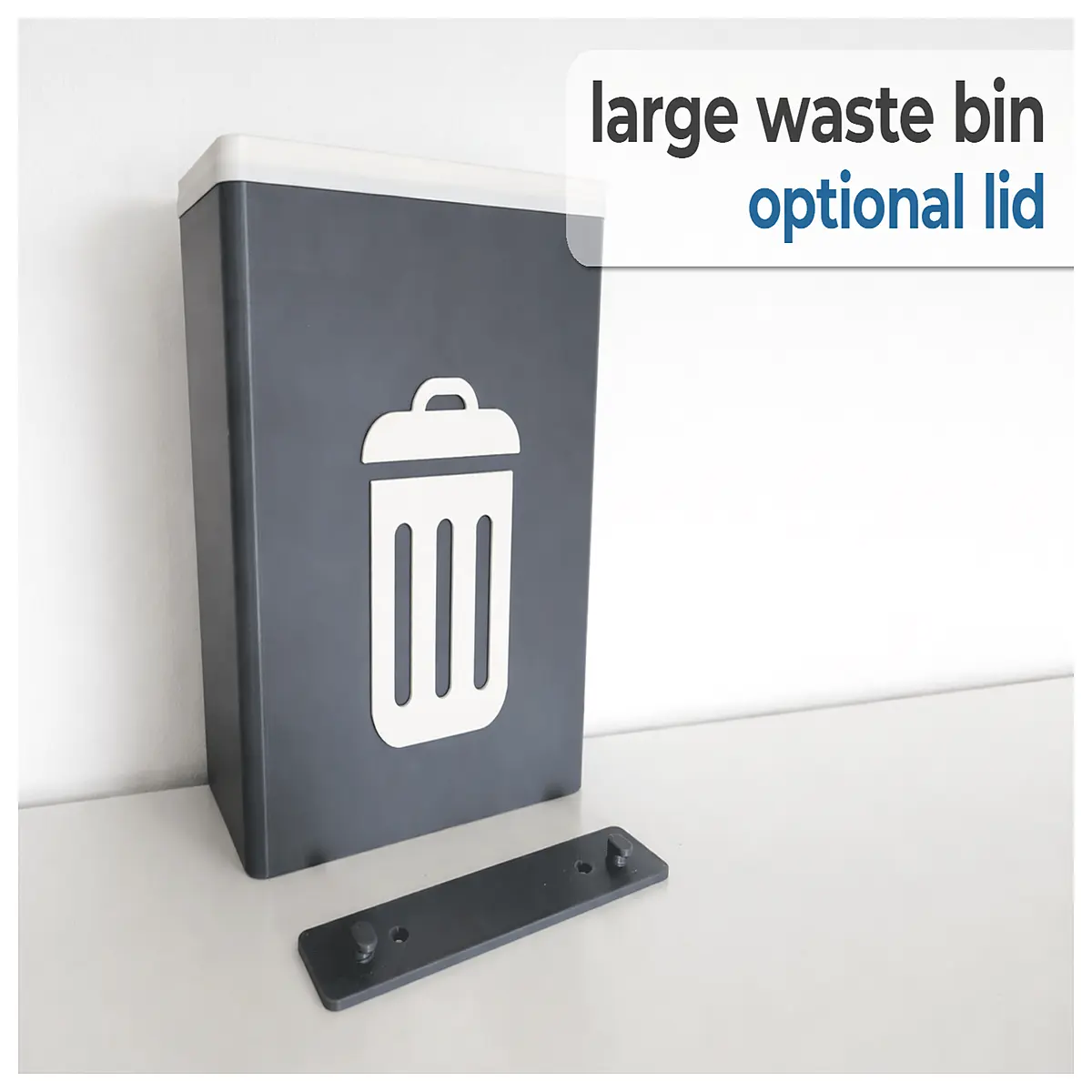 trash can with lid and for bathroom kitchen step pedal bin tall garbage receptacle with handle
