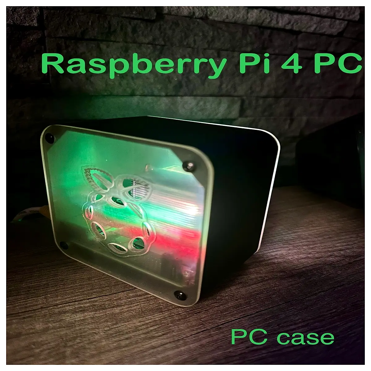 raspberry pi 4 case with abs plastic housing for b heat sink cooling system transparent cover portable protective shell