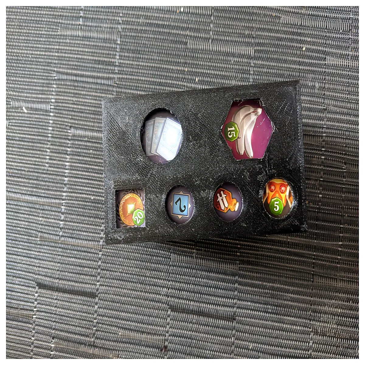 clank holder organizer for board game accessories clank rising tides storage