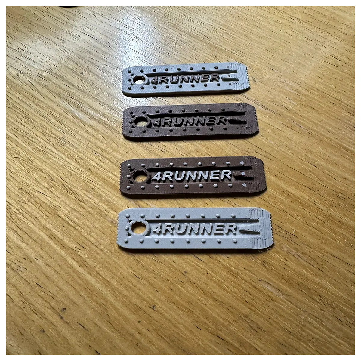 4runner offroad adventure keychain rugged outdoor gear accessory truck lover gift