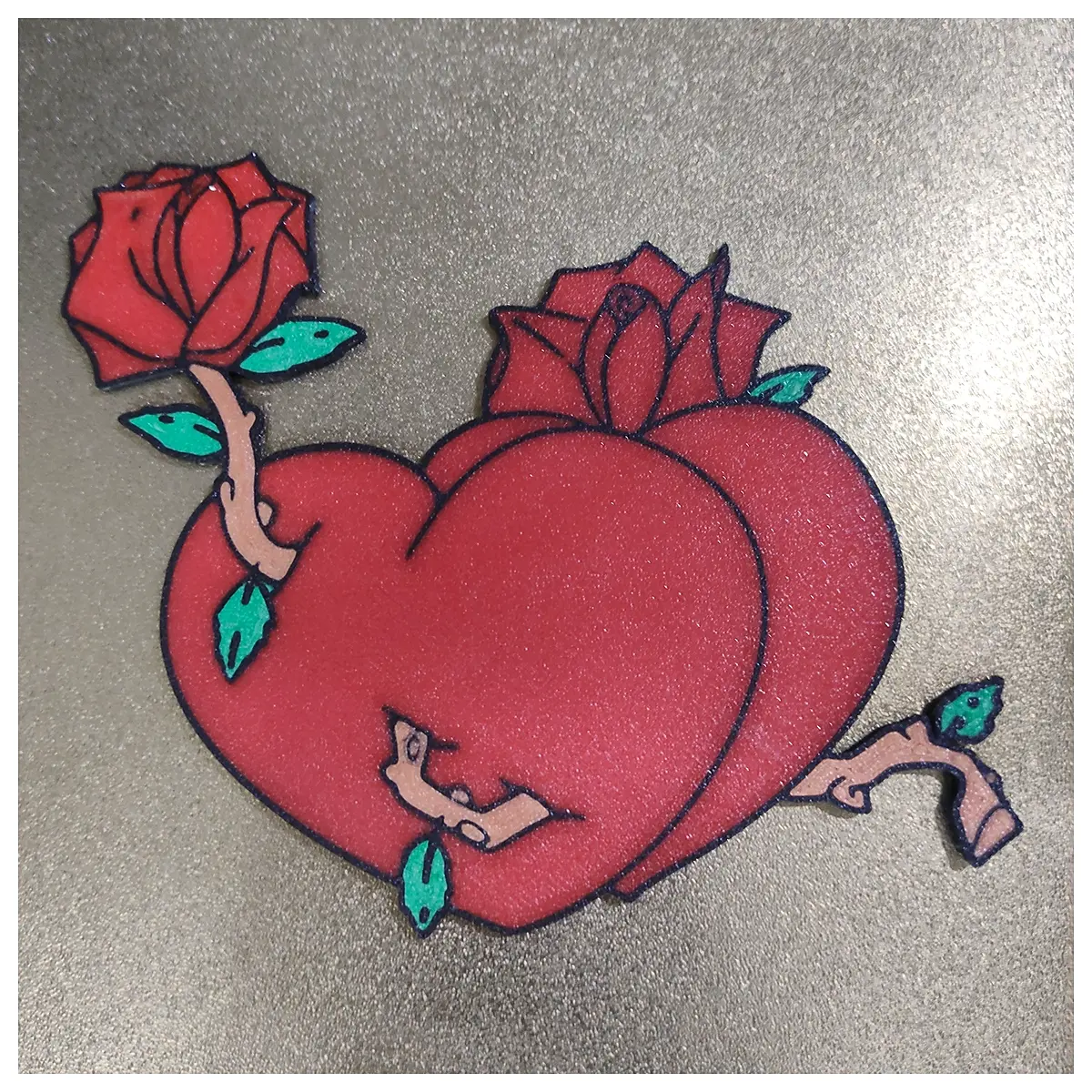 red shaped rose flower bouquet for girlfriend anniversary valentines day romantic gift