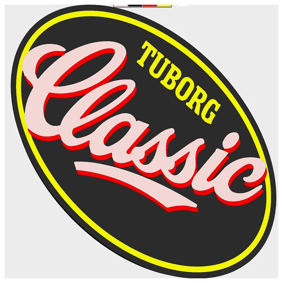 vintage tuborg beer sign box neon bar pub decor wall art home brewing