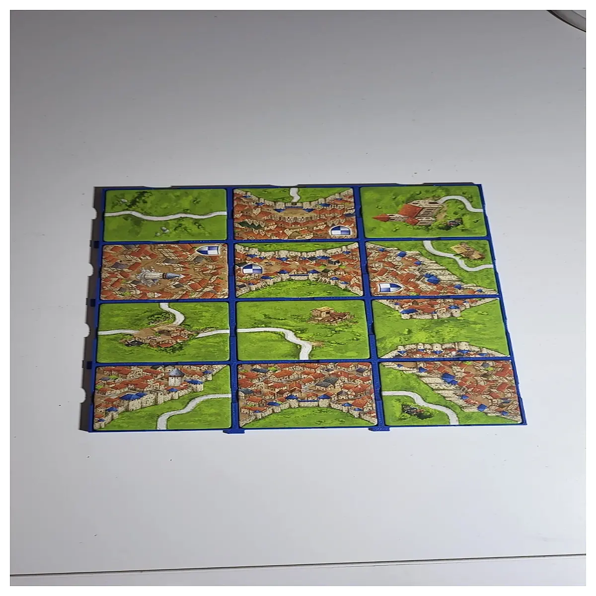 carcassonne expansion modules 3x4 tiles board game pieces