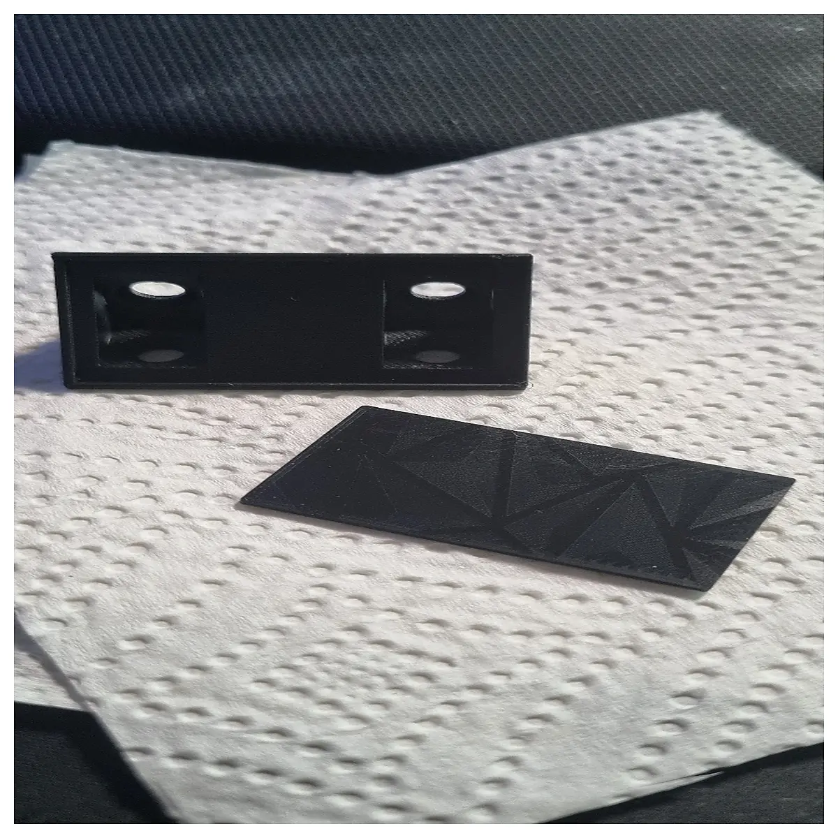 plastic corner connector with lid snap fit cabinet joint cover protection for furniture assembly