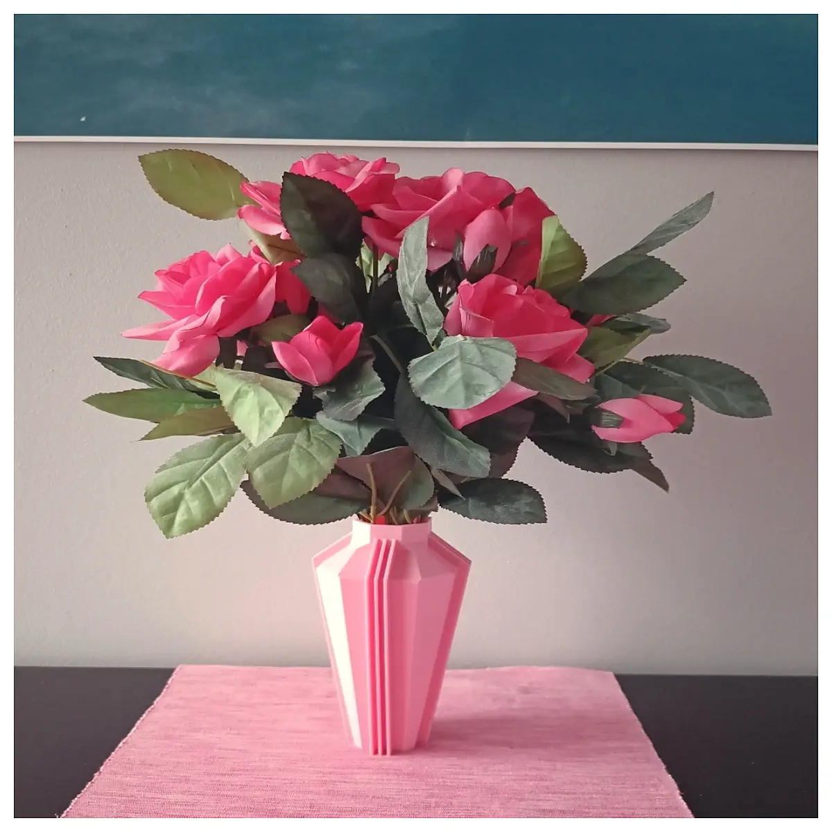 modern minimalist ceramic vase for living room simple geometric flower holder contemporary home decor accent piece