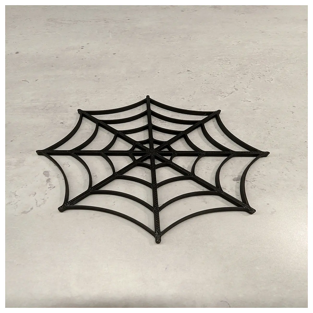 gothic table mats spider web design spooky home decor non slip coaster for drinks