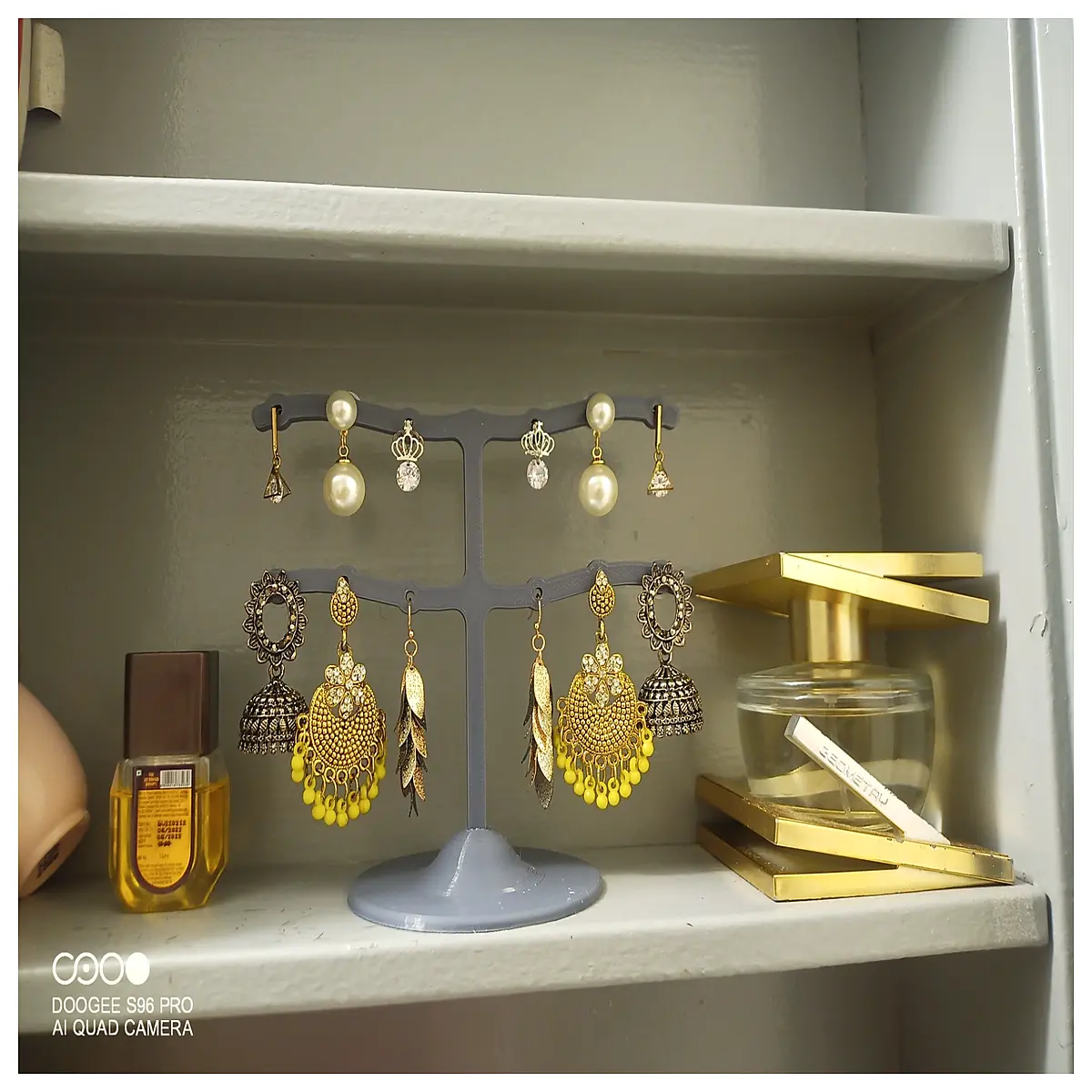 velvet earring organizer rack holder for jewelry storage