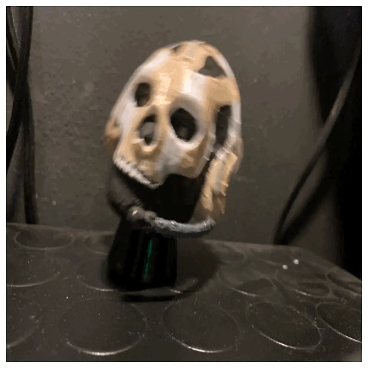 warzone 2 ghost head bobbing action figure collectible vinyl doll gaming merch