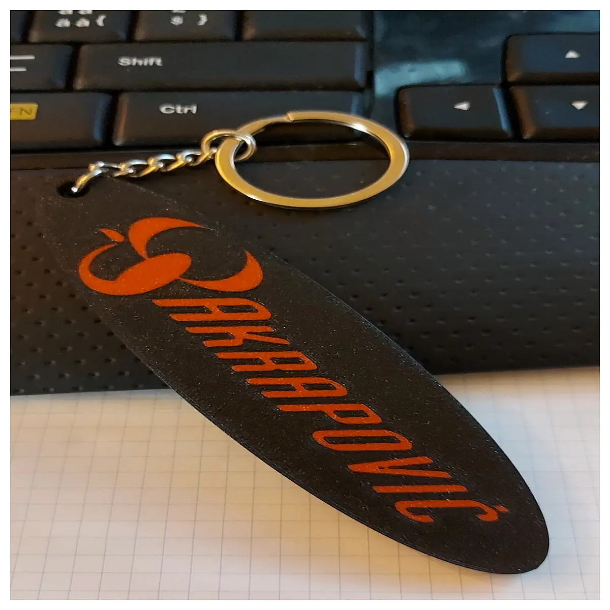 akrapovic keychain metal motorcycle enthusiasts racing gear accessories