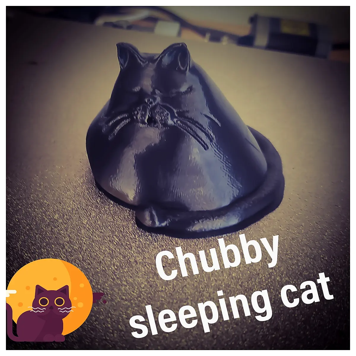 cute chubby sleeping cat plushie soft stuffed animal toy for kids huggable fat pillow