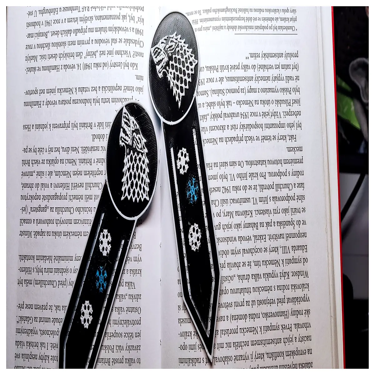 stark family bookmark metal book lovers