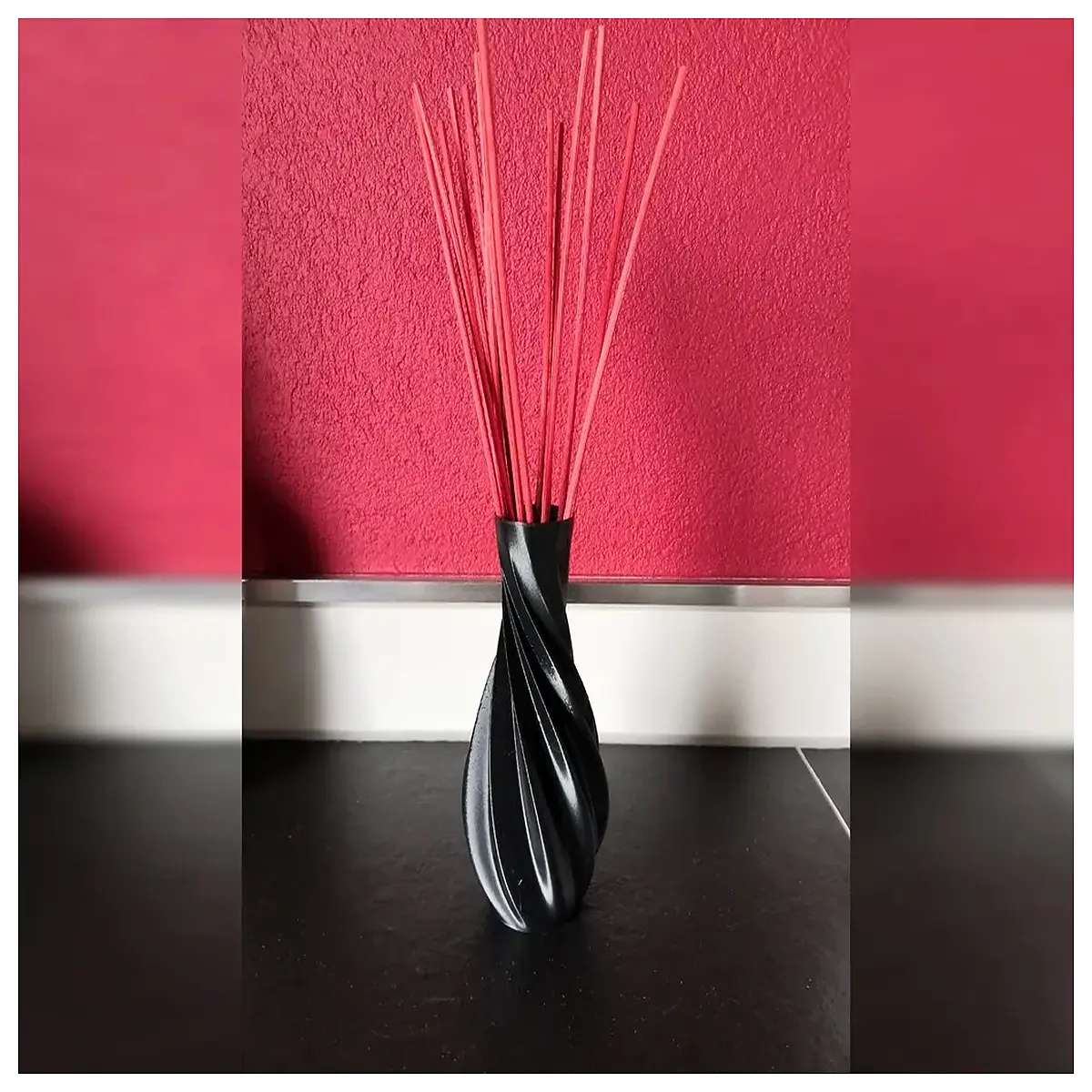 twisted silk vase modern home decor centerpiece table arrangement