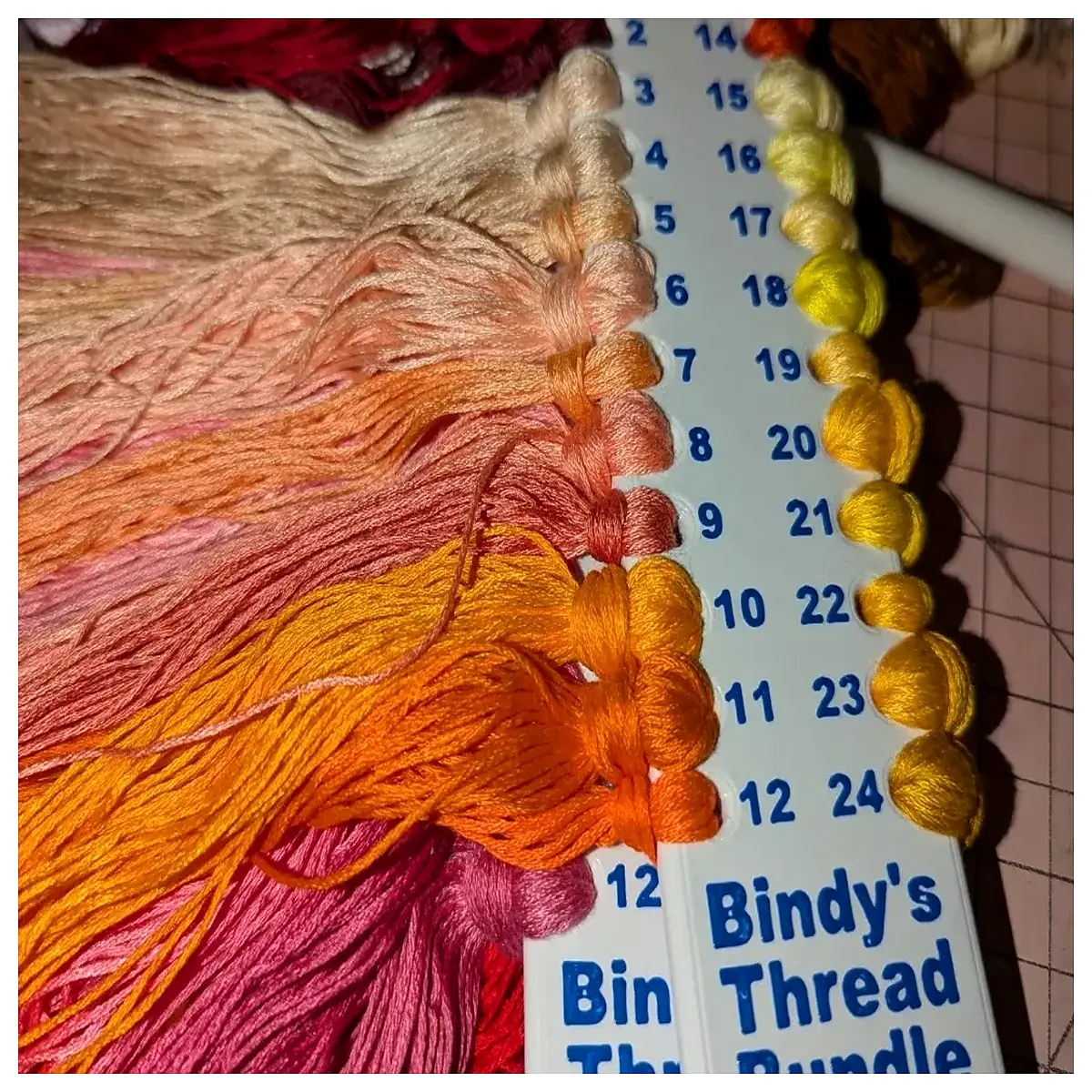 embroidery thread spool holder organizer for cross stitch craft supplies storage