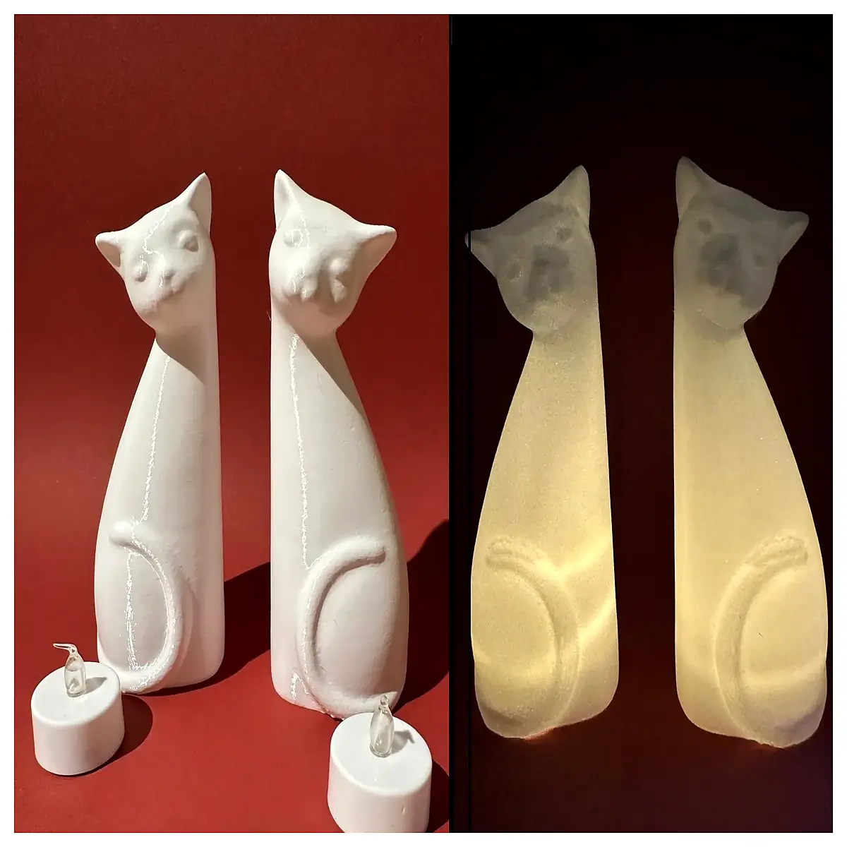 cute cat figurines for home decor resin animal statues whimsical pet ornaments for shelf