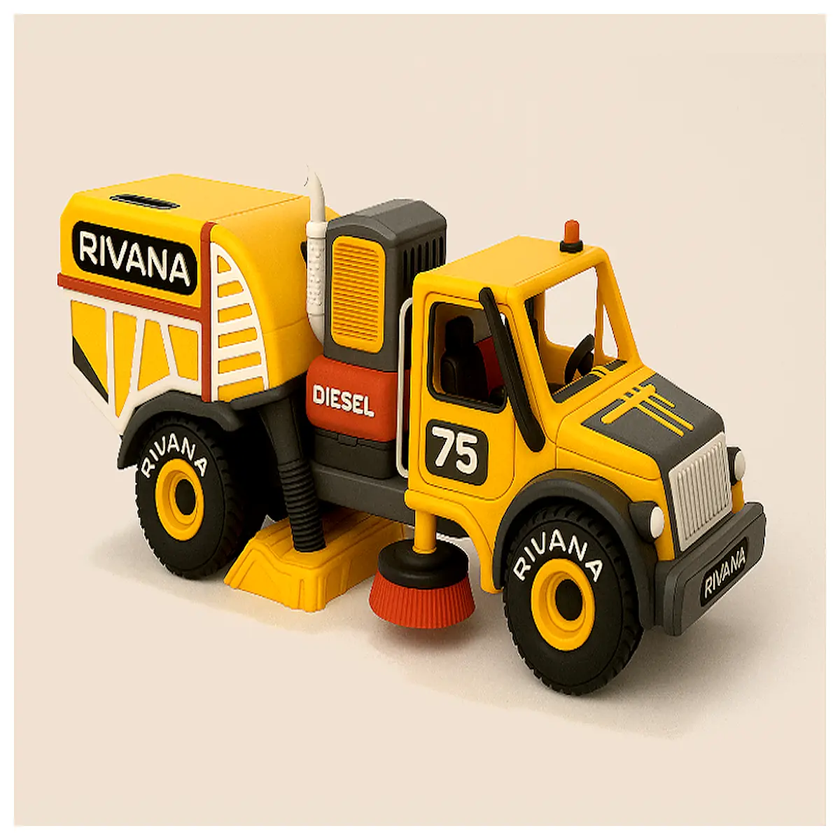 yellow street sweeper truck municipal road cleaning vehicle duty pavement washer city sanitation sweepers for sale