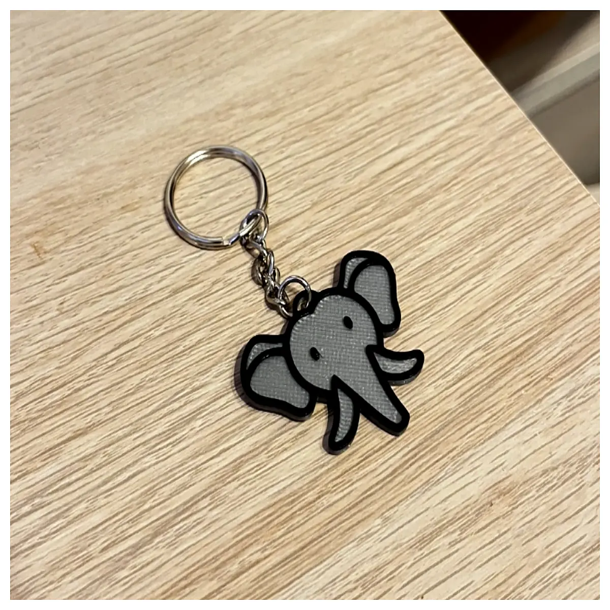 cute elephant keychain for women men bag charm pendant accessory gift