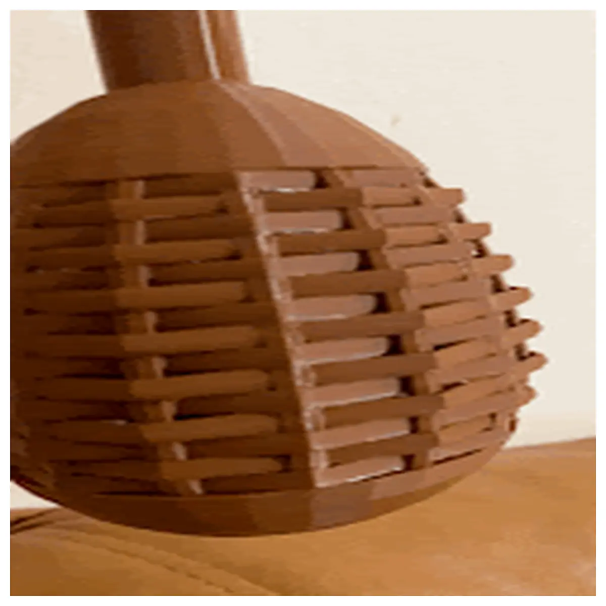 handmade woven pet poop scooper bag holder rumba style decorative basket for bathroom or kitchen trash can organizer